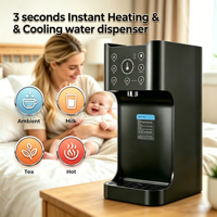 Distributeur d'eau chaude à chauffage instantané à écran tactile boire directement un ventilateur de refroidisseur d'eau refroidissant le distributeur d'eau à température réglable