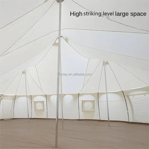 Tenda da Campeggio Familiare 9.5*8.9*4.4m per 4 <span class=keywords><strong>Stagioni</strong></span>, Impermeabile, Glamping, Outdoor, in Oxford 900D, Tenda Castello per Feste - Product Image 4