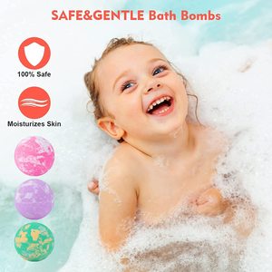 Bombas de Baño Efervescentes Orgánicas al por Mayor con Etiqueta Privada, Regalo para Niños, Bombas de Baño Efervescentes para Niños con Juguetes Sorpresa en el Interior - Product Image 4