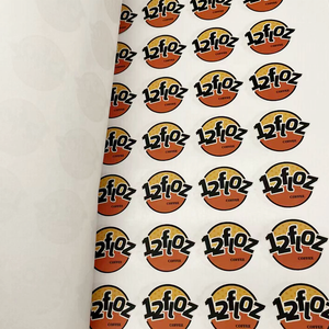 Custom Holographic Coated Paper Roll <strong>Sticker</strong> for Cups Waterproof Clear Round Self Adhesive CMYK Logo 4x6 Thermal Shipping - Product Image 5