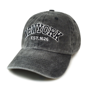 Cappello Vintage a 6 Pannelli a Righe con Logo Personalizzato Ricamato, in Cotone Lavato, Fibbia in Rame Dorato, Finitura Retro Lavata - Product Image 2