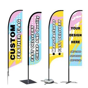 Banderas Voladoras con Soporte, Asta de Bandera, Bandera de Pluma, Bandera de Lágrima para Publicidad Exterior - Product Image 3