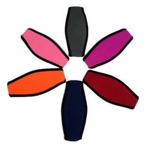 Housse de protection universelle pour sangle de masque de plongée, double couche, service de découpe de sangle de plongée, modèle noir/bleu/jaune - Product Image 2