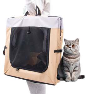 Jaula Plegable Multifuncional para Mascotas, Jaula de Gran Capacidad con Laterales Suaves, Jaula de Viaje Portátil y Transpirable para Perros y Gatos - Product Image 1