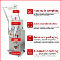 Machine d'emballage verticale entièrement automatique multifonctionnelle 1g-100g pour poudre alimentaire, granulés, thé, café, graines (plastique et papier)