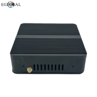 Mini Ordenador EGLOBAL Sin Ventilador, Intel N100, DDR4, MSATA SSD, Win10, 4 USB, Nuc, DP, WiFi, 2 RJ45, Gigabit LAN, Audio, Linux