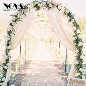 Chất Lượng Cao Sử Dụng Trắng Trần Ống Và Treo Lên Để Bán Tấm Lót Backdrop - Product Image 4