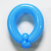 Ballons longs en latex de haute qualité, couleur marron, modèle 260Q, jouet magique pour enfants