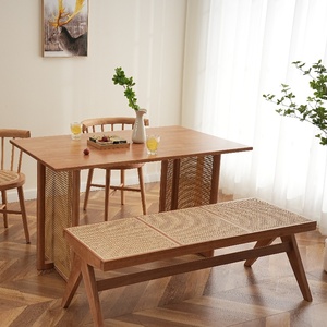 Bán buôn ghế Nordic rắn gỗ hình chữ nhật và vuông bàn ăn Thiết kế phổ biến cho quán cà phê nhà hàng khách sạn phòng ăn - Product Image 2