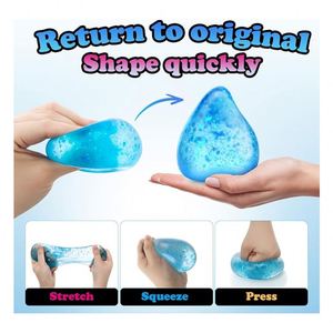 Large Jumbo Size 10-Piece Eco-friendly Silicone TPE Squishy Toys <b>Pack</b> Slow Rising Sensory <b>Fidget</b> Balls Stress Relief High - Product Image 4
