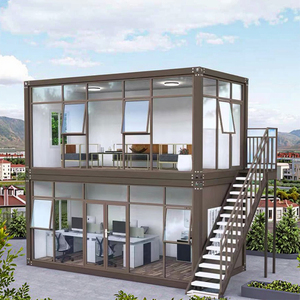 Tùy Chỉnh Thiết Kế 20-Chân Modular Thép <span class=keywords><strong>Container</strong></span> Nhà Bánh Sandwich Không Thấm Nước Bảng Điều Chỉnh Ổn Định Đúc Sẵn Khu Dân Cư Phẳng Cho Khách Sạn - Product Image 1