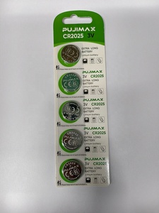 Pilas de Litio CR2025 de 3V de Alta Capacidad PUJIMAX, Tipo Botón Plano, para Llaves de Coche, Luces LED, Termómetros y Dispositivos de Bajo Consumo - Product Image 5