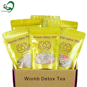 Hot Selling Private Label Warm Womb Infertility Tea for Irregular Menstruation wellness healing yoni detox tea