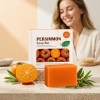 Savon au kaki pour personnes âgées, savon déodorant à l'odeur de Nonenal pour hommes et femmes, savon nettoyant pour tout le corps contre les odeurs corporelles fortes