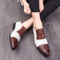Hochwertige Herrenschuhe Spitze Formelle Slipper Leichte Schnürschuhe für Geschäft, Party und Hochzeit