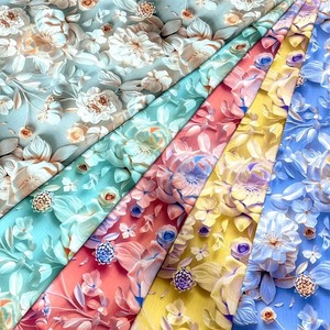 Ropa para niños Fabricante OEM 100% Mameluco de viscosa para bebés Ropa Reactiva Impresión digital Pijamas Tela - Product Image 3