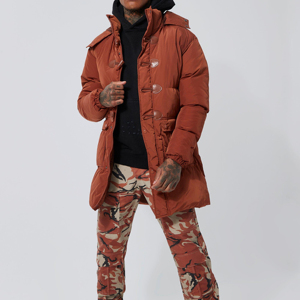 OEM Logo Wholesale Price Best Quality Men Windproof Men Puffer Long <b>Jacket</b> coat 100% Nylon Made Winter Warm Puffer Long <b>Jacket</b> - Product Image 5