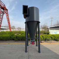 Collecteur de poussière Cyclone à haute efficacité Système de filtration à plusieurs étages robuste Utilisation industrielle pour les cimenteries à bois