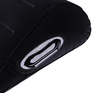 Coussin triangulaire gonflable en PVC noir, épaisseur 0,25 mm, coussin de massage pour adultes - Product Image 3