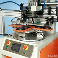 Machine d'impression rotative automatique à 4 stations pour étiquettes/cartes/factures/tubes – Nouvel équipement haute vitesse