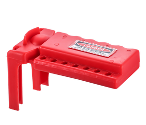 Butterfly Valve Lockout Device with Matching Locking Holes Multi Lock Capacity for 12 <b>Padlocks</b> Safety Isolation Lockout Tagout - Product Image 1