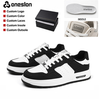 Chaussures de skate pour hommes, chaussures de sport, ODM, semelle en caoutchouc basse, respirantes, confortables, tendance, rétro, logo personnalisé, décontractées