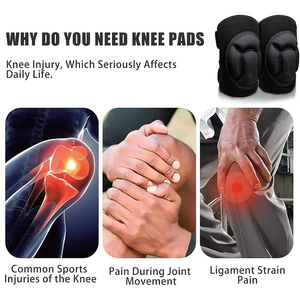 Rodillera <span class=keywords><strong>de</strong></span> Neopreno Multiusos <span class=keywords><strong>de</strong></span> Alta Calidad al Mejor <span class=keywords><strong>Precio</strong></span> con MOQ Bajo <span class=keywords><strong>para</strong></span> Deportes, Trabajo y Entrenamiento con Ajuste Estable y Acolchado Suave - Product Image 4