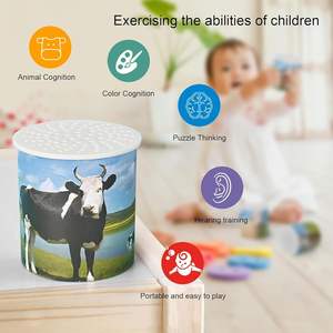 Oyuncak aksesuarları özel Logo inek Moo gürültü kutusu hayvan ses koyun kedi Boite bir Meuh ses kutusu baş aşağı oynamak için sesler - Product Image 4