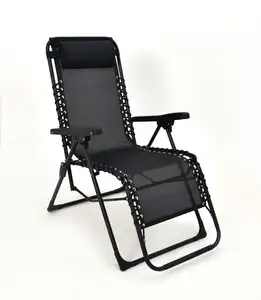 Açık sıfır yerçekimi şezlong sandalye veranda hasır Rattan Recliner sandalyeler plaj havuzu çim kamp kapalı ofis güverte Lou