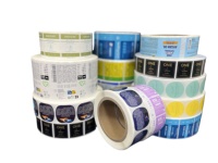 Étiquettes personnalisées en BOPP colorées, de qualité alimentaire, autocollantes, durables, imperméables, avec marquage à chaud pour sacs de nourriture pour animaux de compagnie, livraison rapide depuis Shenzhen
