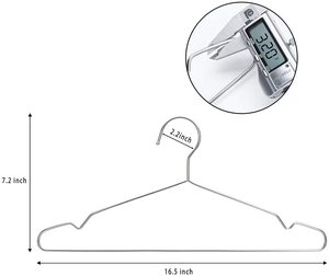 Bán Buôn Công Nghiệp Chất Lượng Cao Thép Không Gỉ Kim Loại Móc Không Trượt Mạnh Mẽ Móc Quần Áo Kim Loại Bền Hange - Product Image 2