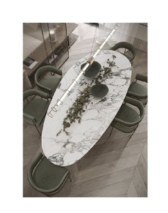 Lớn Định Dạng Bóng Sứ Gạch 1200X2400 Vật Liệu Xây Dựng Bằng Đá Cẩm Thạch Thiết Kế Bóng Kết Thúc Dài Phiến Bằng Kính Cho Phòng Khách - Product Image 5