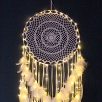 Neues Design Big Dream Catcher Windspiele Design Handmade Crafts Hängende Dekoration Feder Traum fänger