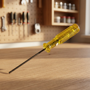 AA0201 1.5mm Hexagon Screwdriver | Red Plastic Handle Hex Screwdriver 1.5mm Precision Tool for Machinery Repair - Product Image 2