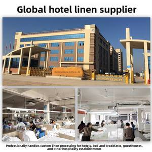 <span class=keywords><strong>Parure</strong></span> <span class=keywords><strong>de</strong></span> lit en satin pur coton 60 fils, personnalisable, pour hôtel cinq étoiles, maison d'hôtes et gîte, <span class=keywords><strong>drap</strong></span> et housse <span class=keywords><strong>de</strong></span> couette blancs - Product Image 2