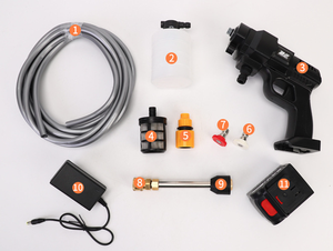 Thiết bị rửa xe áp lực cao xách tay áp lực cao điện xe máy giặt súng - Product Image 4