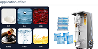 Machine de remplissage et de scellage automatique de sachets de jus et d'eau liquides de 100 ml, 200 ml, 300 ml, 400 ml, 500 ml, 1000 ml