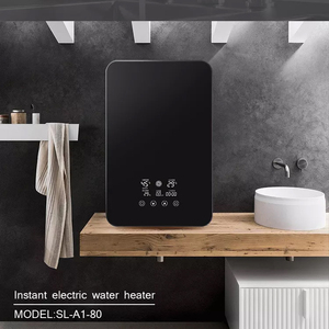 Calentador de Agua Instantáneo de Acero Inoxidable de Alta Potencia, Montado en la Pared, con Control Táctil, para Uso Doméstico y Hotelero, en Inglés - Product Image 2
