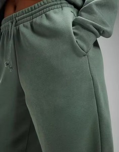 Nuevo Diseño, Sudadera Holgada de Color Sólido con Hombros Caídos y Conjunto de 2 Piezas a Juego, Chándal Informal para Mujer - Product Image 6