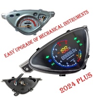 Speedometer Digital Motor Plastik Baru 12V untuk Yamaha MIO AMORE / MIO Smile / EGO V1 Panel Instrumen 0-99km/jam