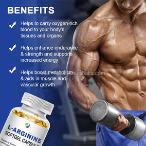 Cápsulas de L-Arginina en Gel Suave OEM a Granel, Suplementos para la Salud de Adultos, Pre-Entrenamiento para Hombres, Mejora la Inmunidad y el Apoyo Muscular - Product Image 3
