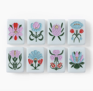 Collection Mahjong Bleu Doux de Luxe Moderne AERIN - Tuiles de Mahjong Américaines en Acrylique - Jeu Personnalisé en Gros - Product Image 4