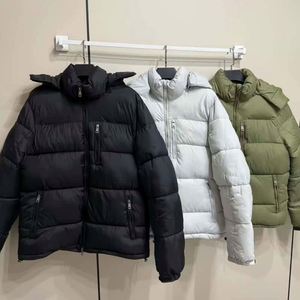 Veste d'hiver surdimensionnée en duvet de canard personnalisée, brodée, avec logo, pour homme, style décontracté - Product Image 1