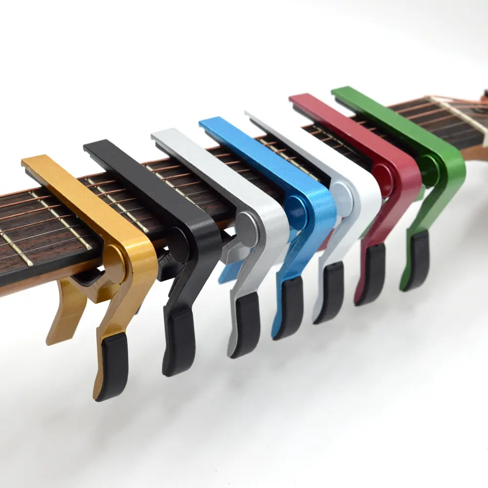 Universal Capo Guitar Accessories Quick Change Clamp Key Aluminium Alloy Metal Acoustic Classic Guitar Capo for Guitar Parts