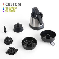 Grosir kustom Logo Mini elektrik lambat jeruk Juicer jus jeruk buah dan sayuran Juicer dengan pegangan