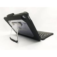 Keyboard Mini Nirkabel Desain Baru 2023 untuk iPad 10th 10.9 inci, Dilengkapi Casing iPad & Slot Penyimpanan Pensil