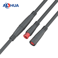 AOHUA M10 Ebike Vélo Électrique Étanche 3 4 Pin Wire Connector 2-6 Pin Connector for Power for Male/Female