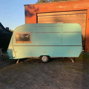 Camion de nourriture mobile vintage à l'ancienne personnalisé des clients remorque de nourriture pour hot-dog chariot de burger mobile de crème glacée au café - Product Image 3