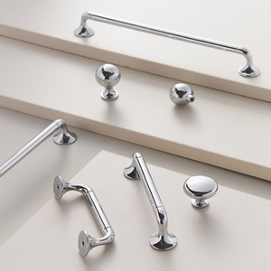Modern Simple Zinc Alloy Kitchen Cabinet Handles <strong>for</strong> Wardrobes <strong>Dressers</strong> Drawers Handles and <strong>Knobs</strong> - Product Image 5