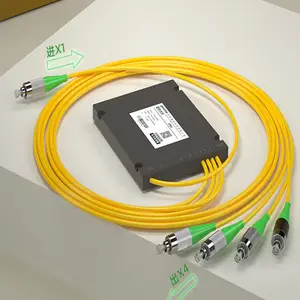 Divisor óptico de fábrica por atacado 1/2 SC/APC cabeça quadrada distribuidor tipo cauda de fibra redonda para TV a cabo